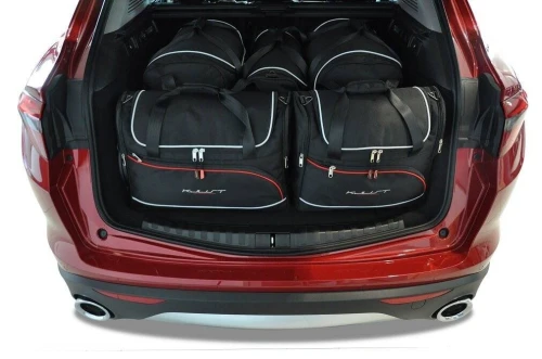 Torby do bagażnika Alfa Romeo Stelvio I (949) 2017+ – zestaw KJUST AERO 5 szt., 7001008