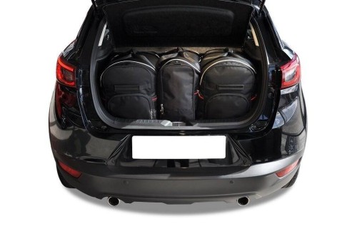 Przejdź do produktu Torby do bagażnika Mazda CX-3 Crossover I (DK) 2015–2022 – zestaw KJUST SPORT 3 szt., 7026001