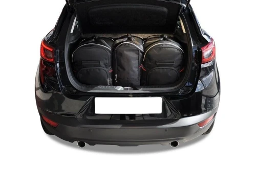 Torby do bagażnika Mazda CX-3 Crossover I (DK) 2015–2022 – zestaw KJUST SPORT 3 szt., 7026001
