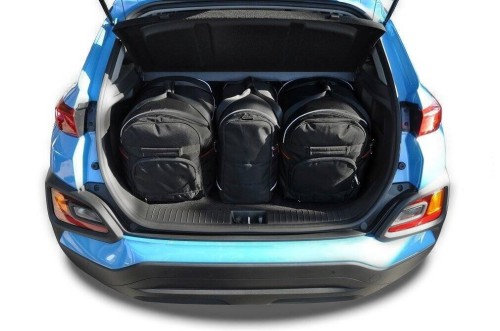 Przejdź do produktu Torby do bagażnika Hyundai Kona I (OS) 2017–2022 – zestaw KJUST AERO 3 szt., 7018028