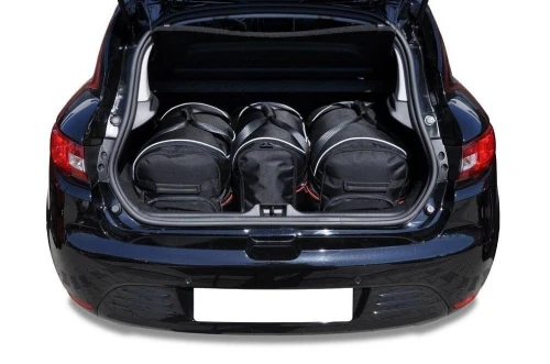 Torby do bagażnika Renault Clio Hatchback IV 2012–2019 – zestaw KJUST SPORT 3 szt., 7034001