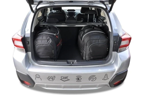 Torby do bagażnika Subaru XV II (GT) 2017–2023 – zestaw KJUST SPORT 4 szt., 7038024