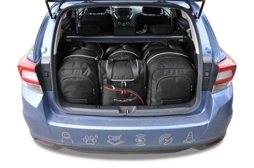 Torby do bagażnika Subaru Impreza IV (GT) 2017–2024 – zestaw KJUST AERO 4 szt., 7038025