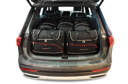 Torby do bagażnika Seat Tarraco 7-seater I (KN2) 2018–2024 – zestaw KJUST AERO 5 szt., 7036028