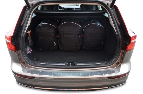 Torby do bagażnika Volvo V60 II (225) 2018+ – zestaw KJUST AERO 5 szt., 7042033