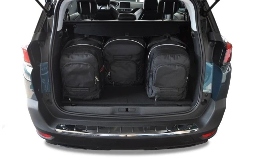 Torby do bagażnika Peugeot 5008 II (P87E) 2017–2024 – zestaw KJUST SPORT 4 szt., 7032021