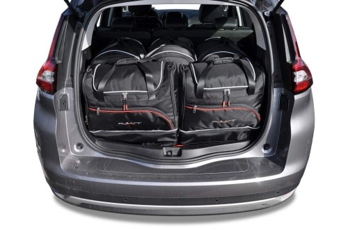 Przejdź do produktu Torby do bagażnika Renault Grand Scenic III 2016–2021 – zestaw KJUST SPORT 5 szt., 7034041