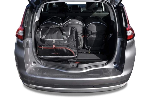 Torby do bagażnika Renault Grand Scenic III 2016–2021 – zestaw KJUST SPORT 5 szt., 7034041