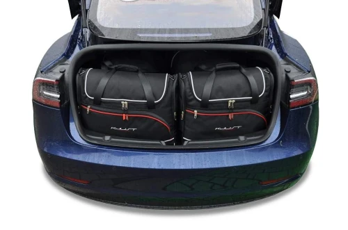 Torby do bagażnika Tesla Model 3 I (5YJ3) 2017–2023 – zestaw KJUST AERO 5 szt., 7050007