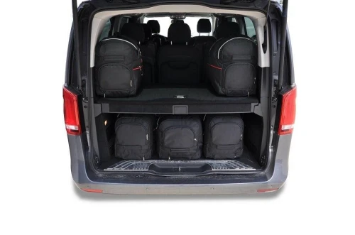 Torby do bagażnika Mercedes-Benz V Extra Long W447 2014+ – zestaw KJUST TROLLEY 7 szt., 7027058