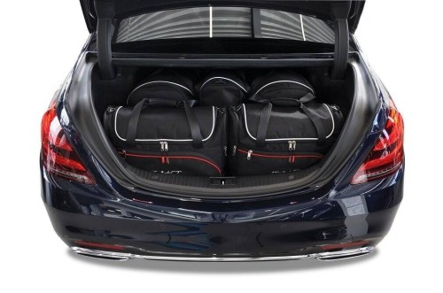 Przejdź do produktu Torby do bagażnika Mercedes-Benz S Limousine W222 2013–2020 – zestaw KJUST AERO 5 szt., 7027059
