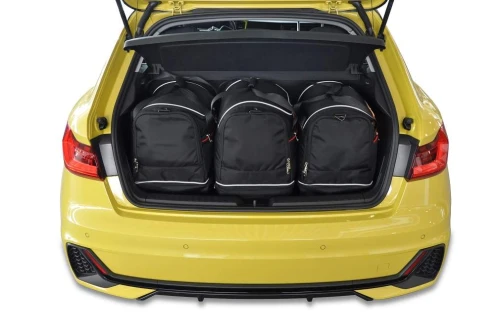 Torby do bagażnika Audi A1 II (GB) 2018–2024 – zestaw KJUST SPORT 3 szt., 7004092