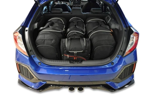 Torby do bagażnika Honda Civic Hatchback X 2017–2021 – zestaw KJUST AERO 4 szt., 7016021