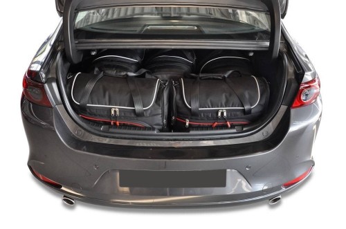 Przejdź do produktu Torby do bagażnika Mazda 3 Limousine IV (BP) 2018+ – zestaw KJUST AERO 5 szt., 7026023