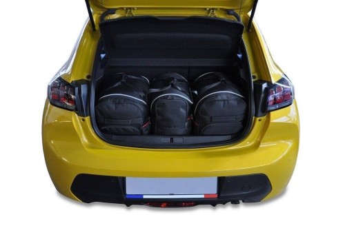 Przejdź do produktu Torby do bagażnika Peugeot 208 Hatchback II (P21) 2019+ – zestaw KJUST AERO 3 szt., 7032024