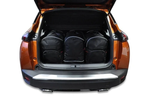 Torby do bagażnika Peugeot 2008 II (P24) 2019+ – zestaw KJUST SPORT 3 szt., 7032025