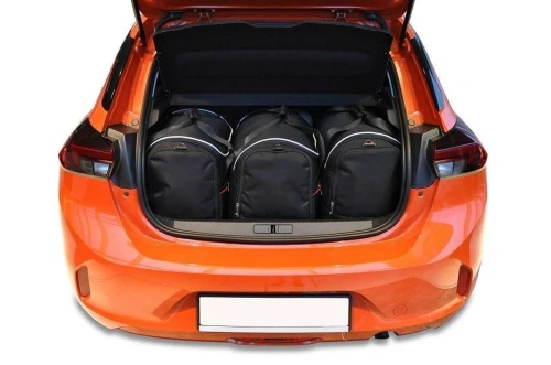 Torby do bagażnika Opel Corsa Hatchback F (P2JO) 2019+ – zestaw KJUST SPORT 3 szt., 7031035