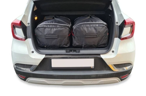 Torby do bagażnika Renault Captur Plug-In Hybrid II 2020–2023 – zestaw KJUST TROLLEY 2 szt., 7034045