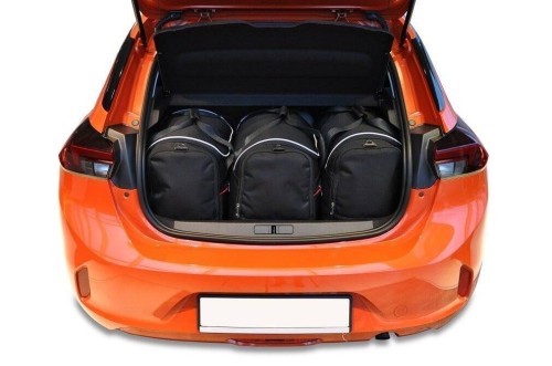 Przejdź do produktu Torby do bagażnika Opel Corsa-e F (P2JO) 2019+ – zestaw KJUST SPORT 3 szt., 7031039