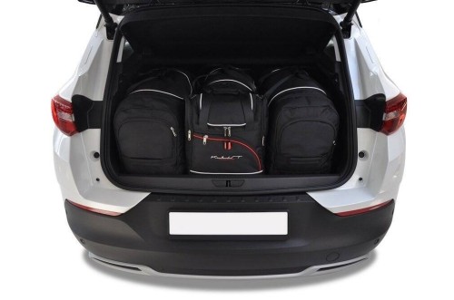 Przejdź do produktu Torby do bagażnika Opel Grandland X Plug-In Hybrid A (A18) 2019–2024 – zestaw KJUST AERO 4 szt., 7031041