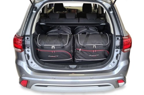 Przejdź do produktu Torby do bagażnika Mitsubishi Outlander Plug-In Hybrid III 2014–2022 – zestaw KJUST AERO 4 szt., 7029017