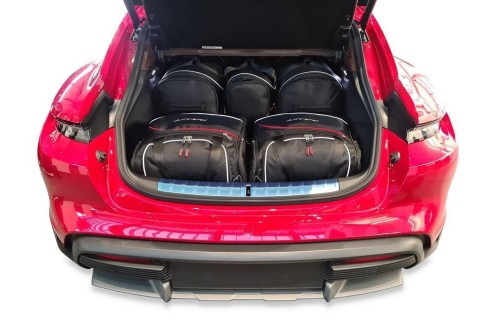 Przejdź do produktu Torby do bagażnika Porsche Taycan Sport Turismo / Cross Turismo Electric I (9J1) 2021+ – zestaw KJUST AERO 5 szt., 7033022