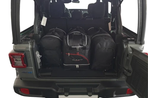 Torby do bagażnika Jeep Wrangler Plug-In Hybrid IV (JL) 2021+ – zestaw KJUST SPORT 4 szt., 7021012