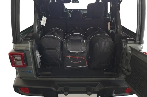 Torby do bagażnika Jeep Wrangler Plug-In Hybrid IV (JL) 2021+ – zestaw KJUST AERO 4 szt., 7021013