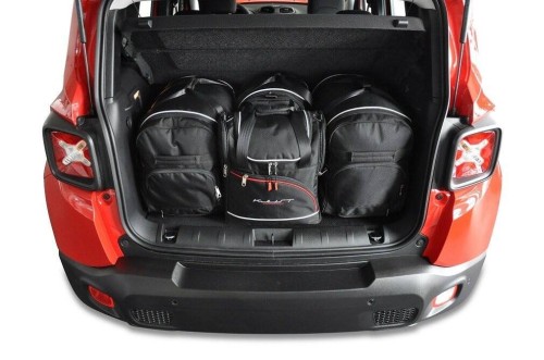 Przejdź do produktu Torby do bagażnika Jeep Renegade Mild Hybrid I (BU/520) 2022+ – zestaw KJUST AERO 4 szt., 7021019