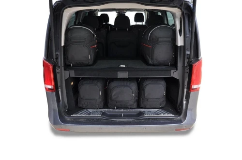 Torby do bagażnika Mercedes-Benz EQV Extra Long W447 A3 2020+ – zestaw KJUST TROLLEY 7 szt., 7027085
