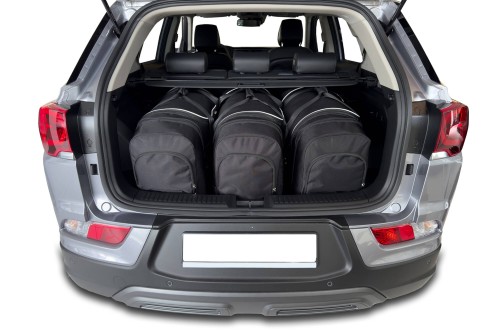 Przejdź do produktu Torby do bagażnika Ssangyong Korando IV 2019+ – zestaw KJUST TROLLEY 3 szt., 7008001