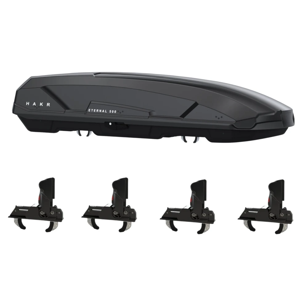 Box dachowy Hakr Eternal 500 czarny połysk - 500L 1