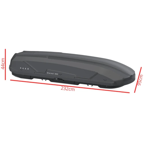 Box dachowy Hakr Eternal 600 antracyt - 600L 5