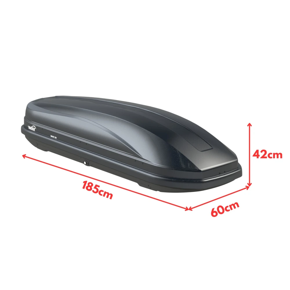 Box dachowy Hakr Magic 320 carbon - 320L 4