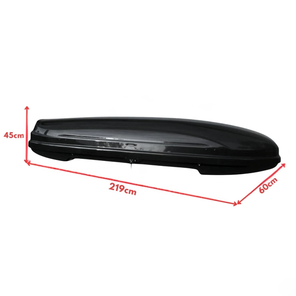 Box dachowy Hakr Magic 350 czarny połysk - 350L 4