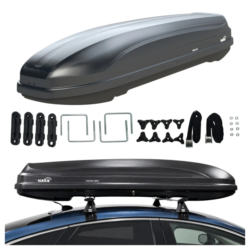 Box dachowy Hakr Magic 350 carbon - 350L 1