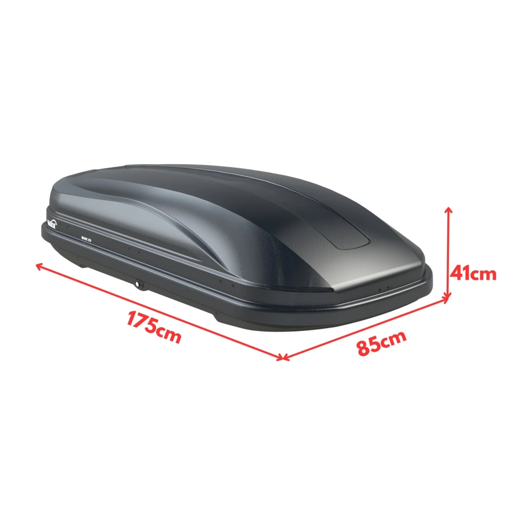 Box dachowy Hakr Magic 370 carbon - 370L 4