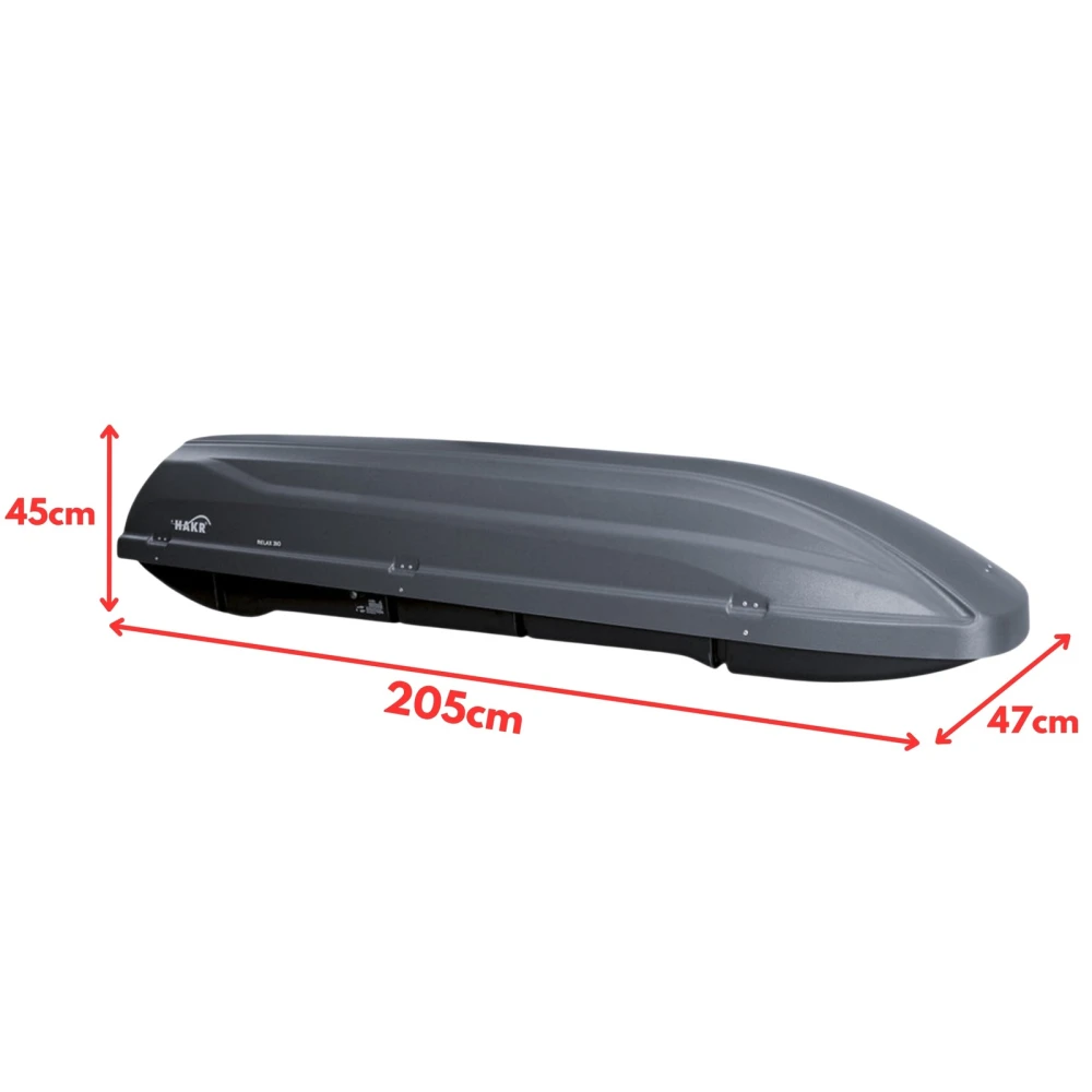 Box dachowy Hakr Relax 310 grafit - 300L 3