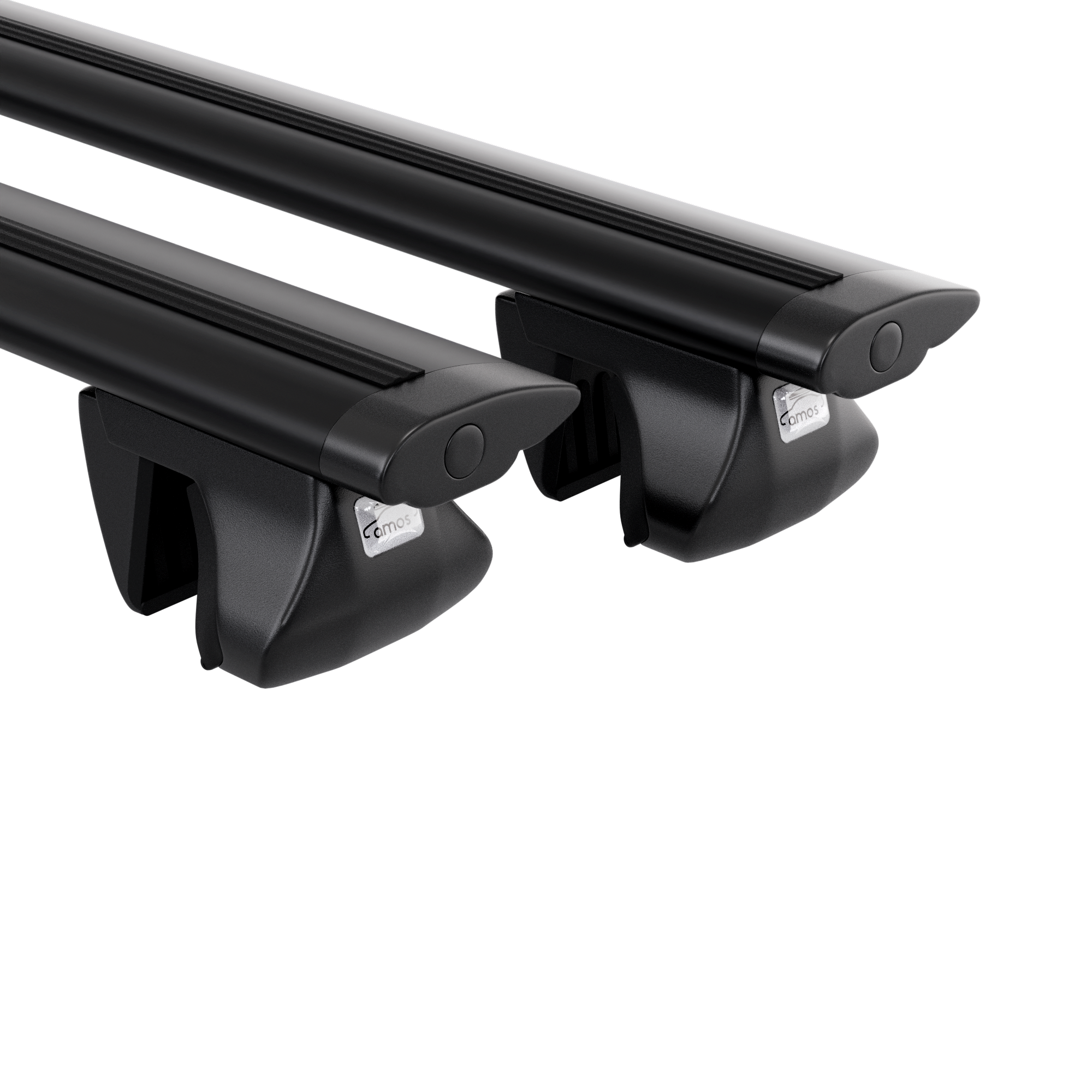 Bagażnik bazowy AMOS Alfa Dynamic Black 1,3 m na aucie