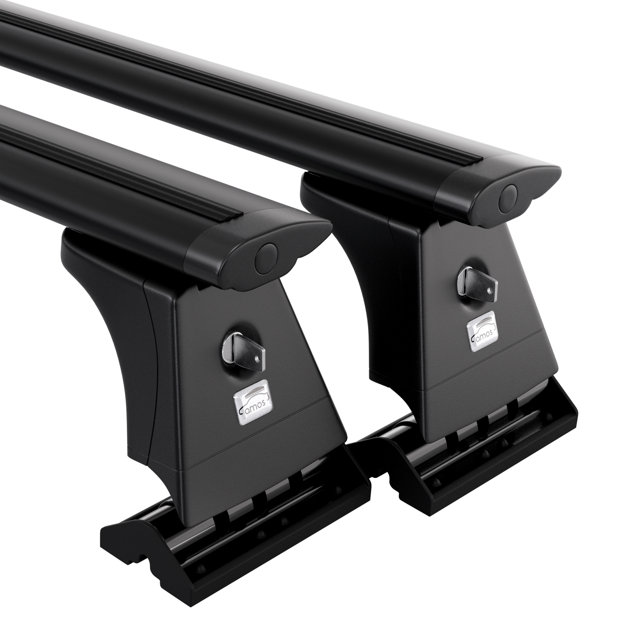 Bagażnik bazowy AMOS Beta Dynamic Black 1,2 m na aucie