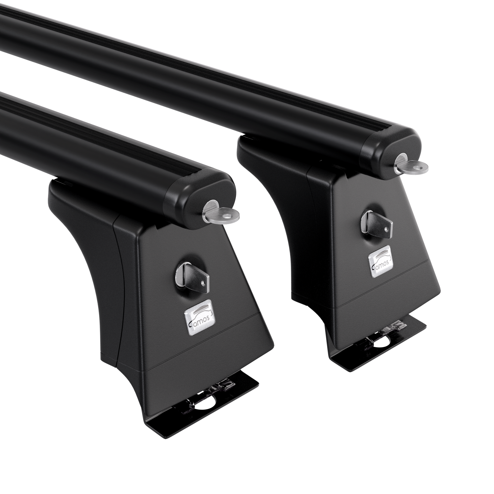 Bagażnik bazowy AMOS Beta Aero Black 1,65 m na aucie
