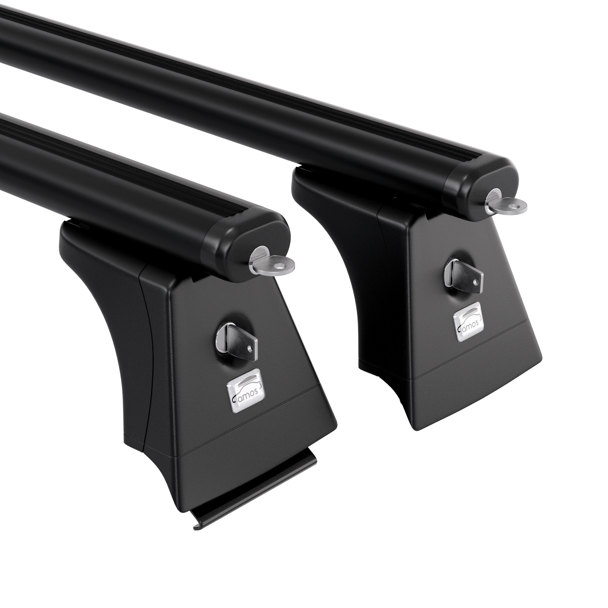 Bagażnik bazowy AMOS Beta Aero Black 1,2 m na aucie