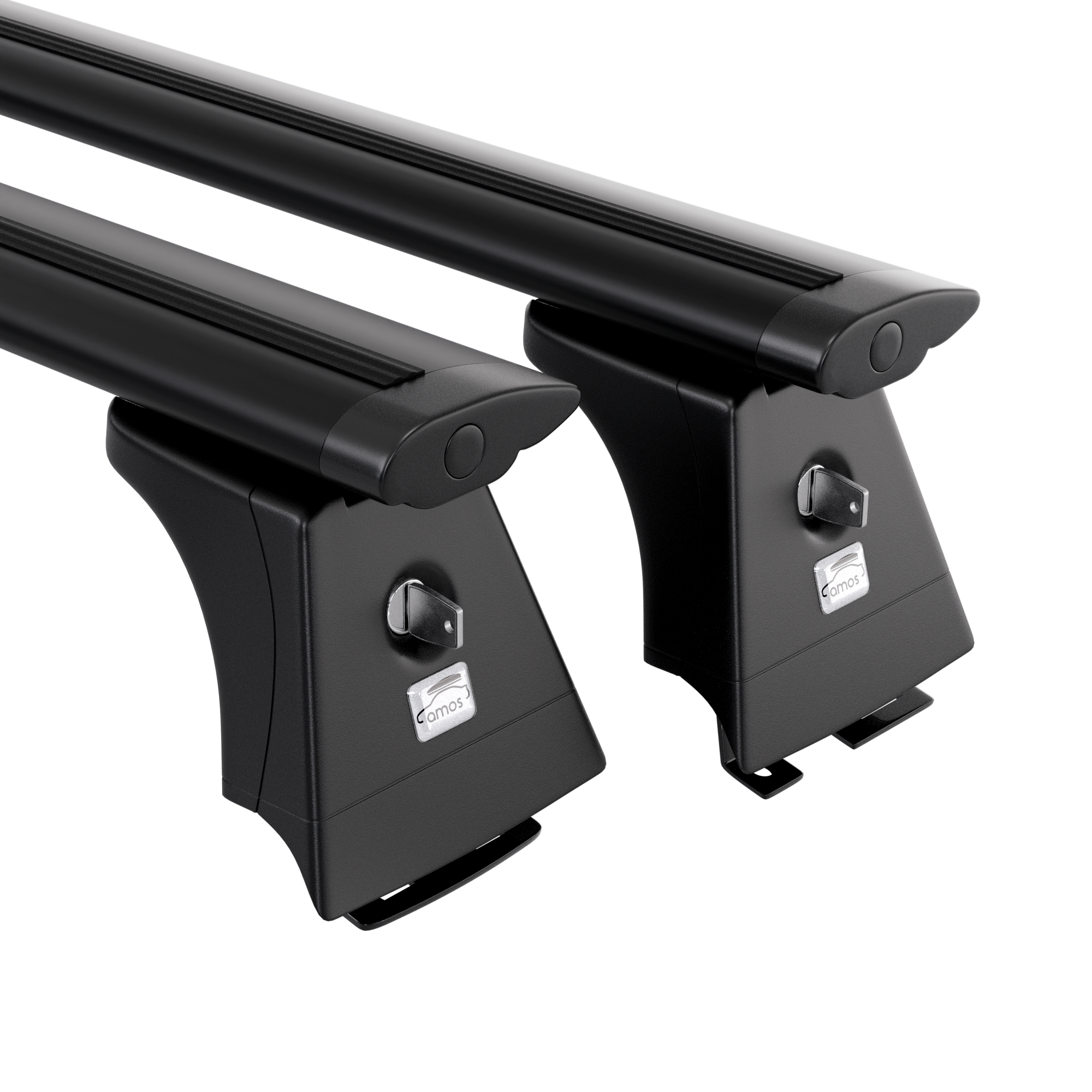 Bagażnik bazowy AMOS Beta Dynamic Black 1,2 m na aucie