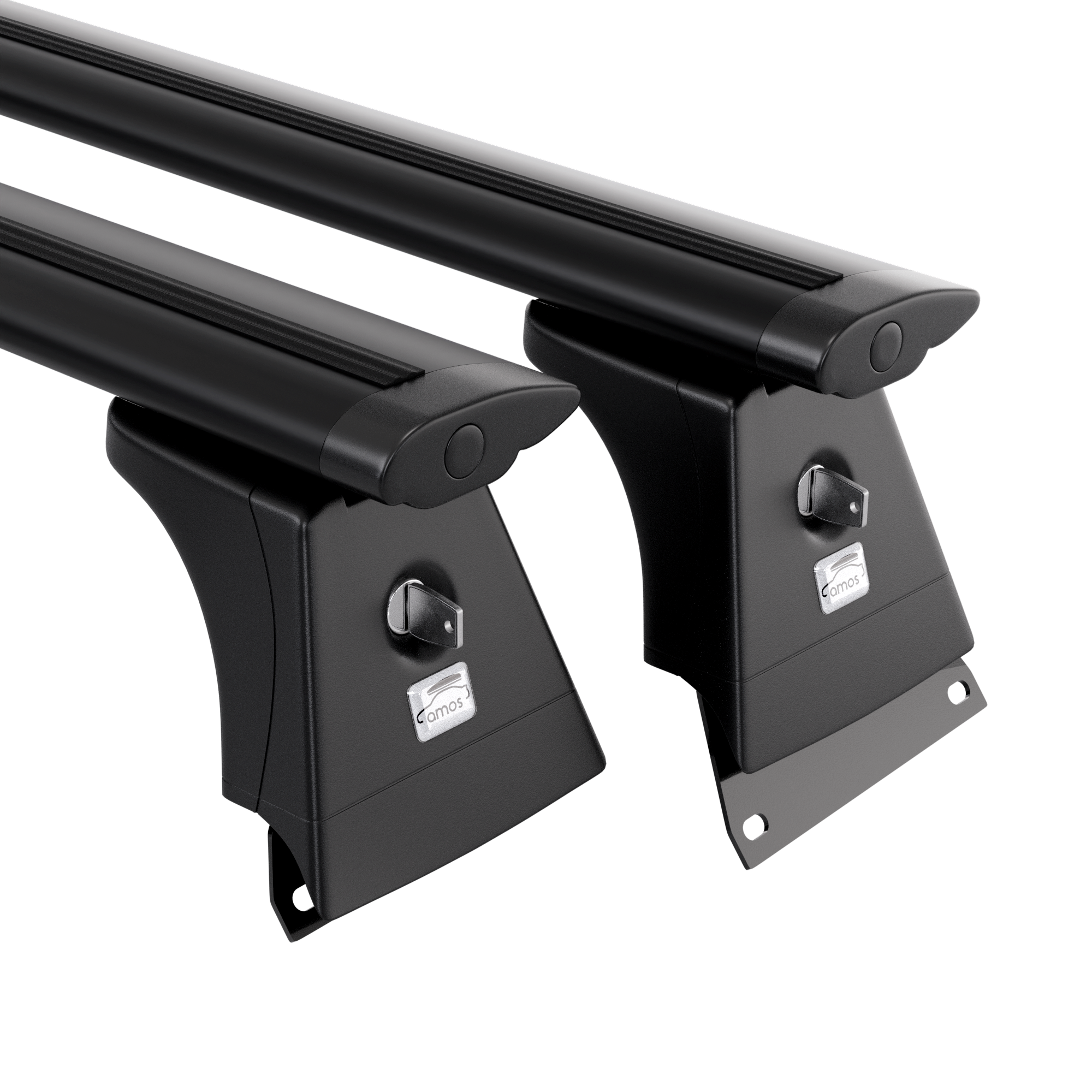 Bagażnik bazowy AMOS Beta Dynamic Black 1,2 m na aucie