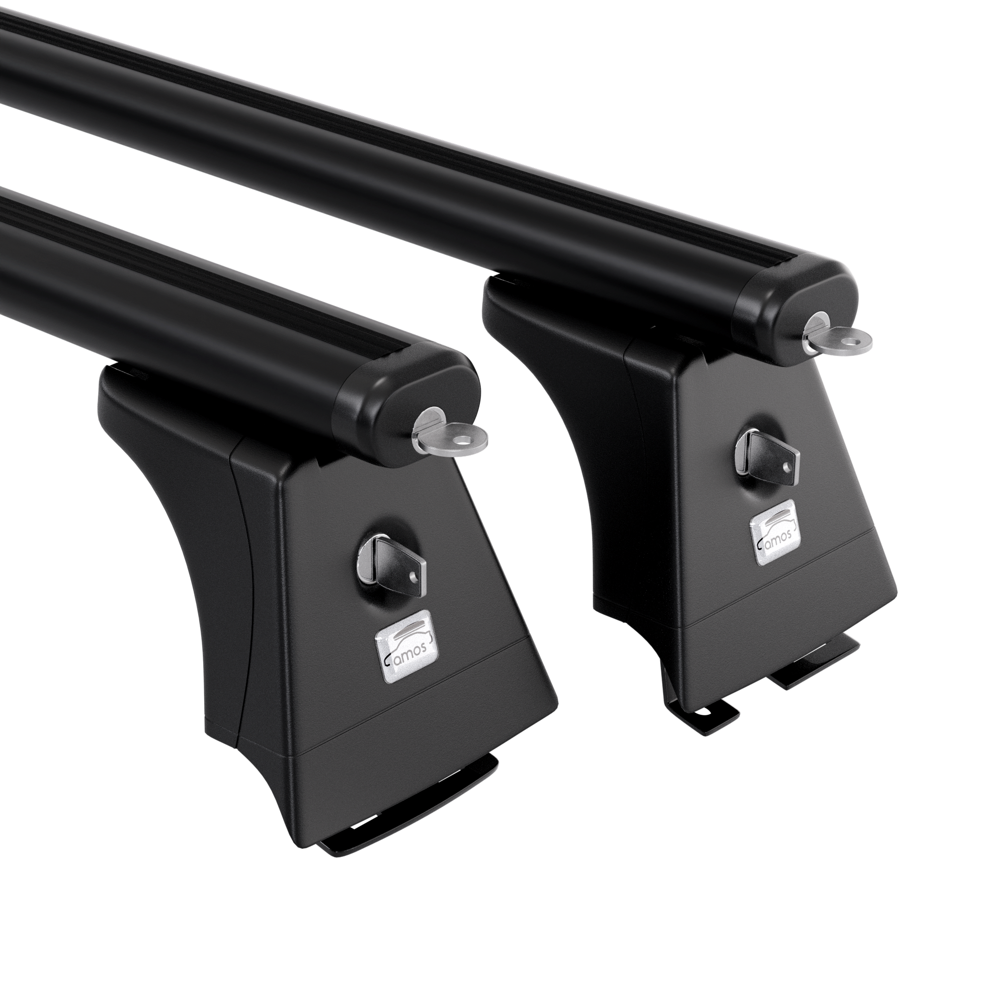 Bagażnik bazowy AMOS Beta Aero Black 1,2 m na aucie