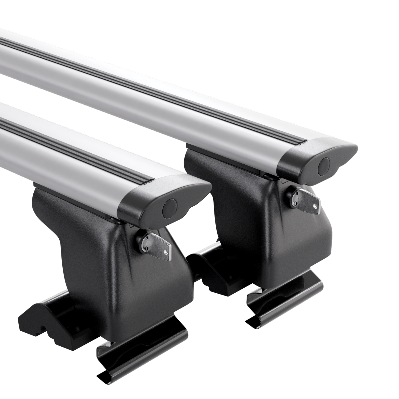 Bagażnik bazowy AMOS Dromader D5 Dynamic 1,65 m z zamkiem na aucie