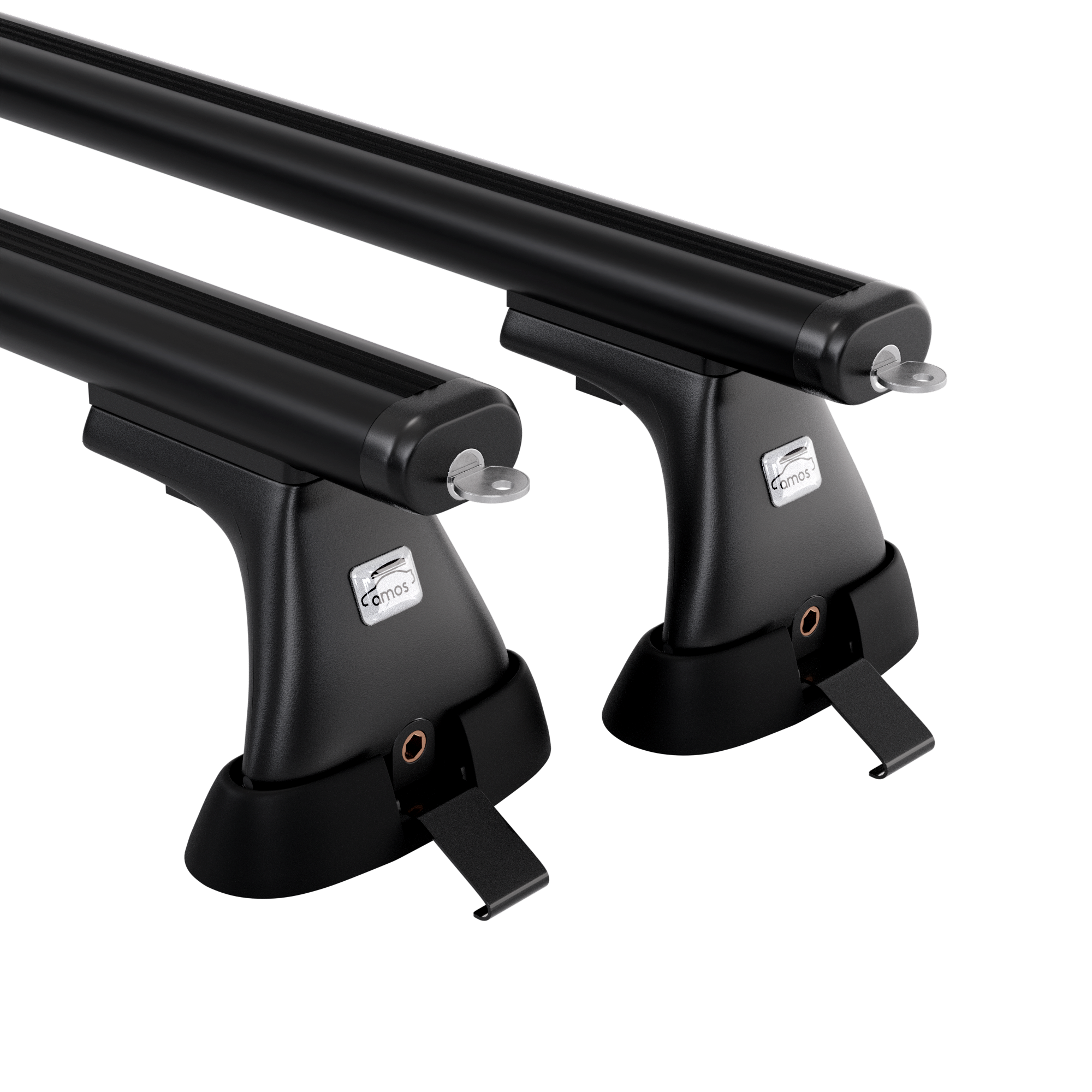 Bagażnik bazowy AMOS Koala K-1 Aero Black 1,07 m na aucie