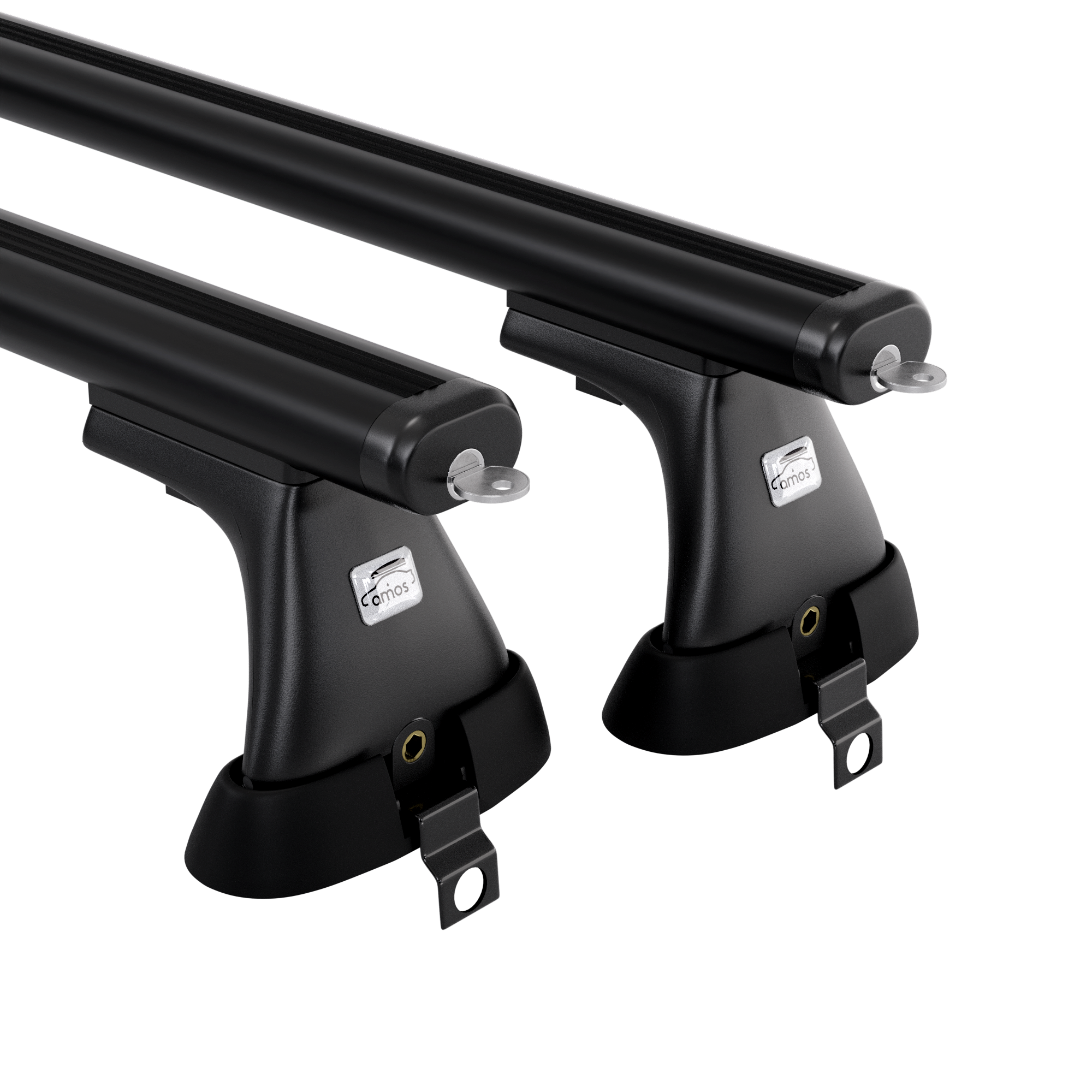 Bagażnik bazowy AMOS Koala K-6 Aero Black 1,3 m na aucie