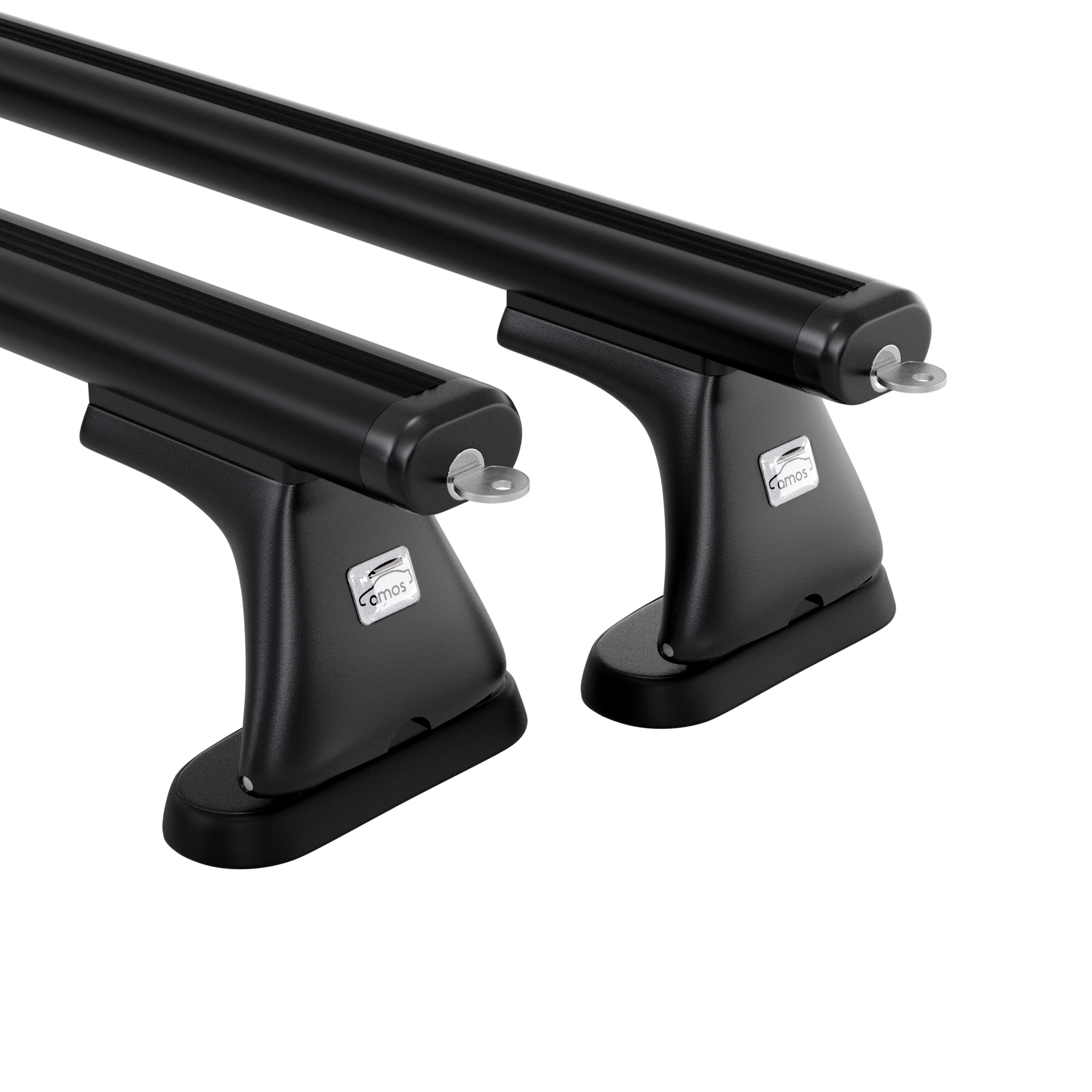 Bagażnik bazowy AMOS Koala K-K Aero Black 1,3 m na aucie