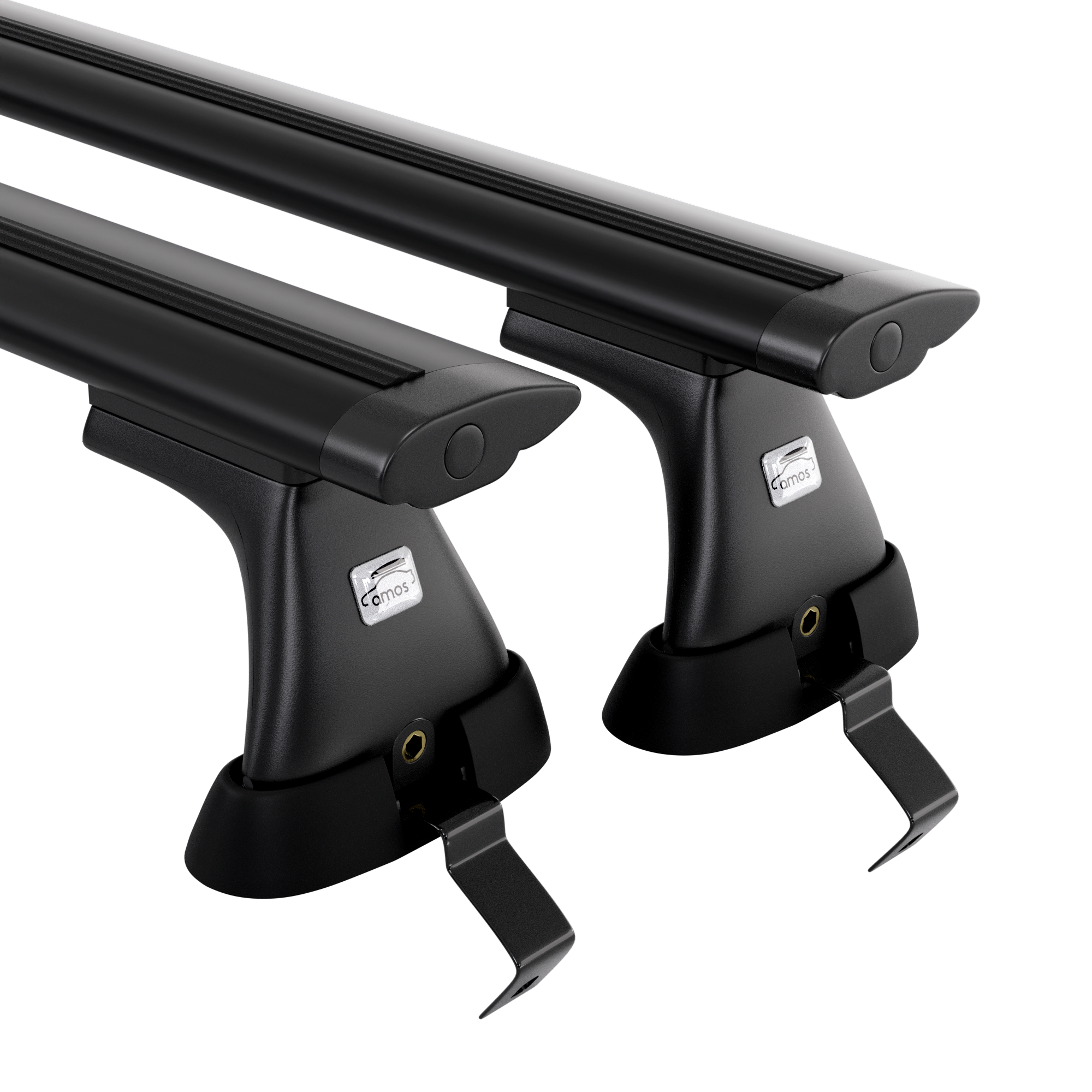 Bagażnik bazowy AMOS Koala K-N Dynamic Black 1,2 m na aucie